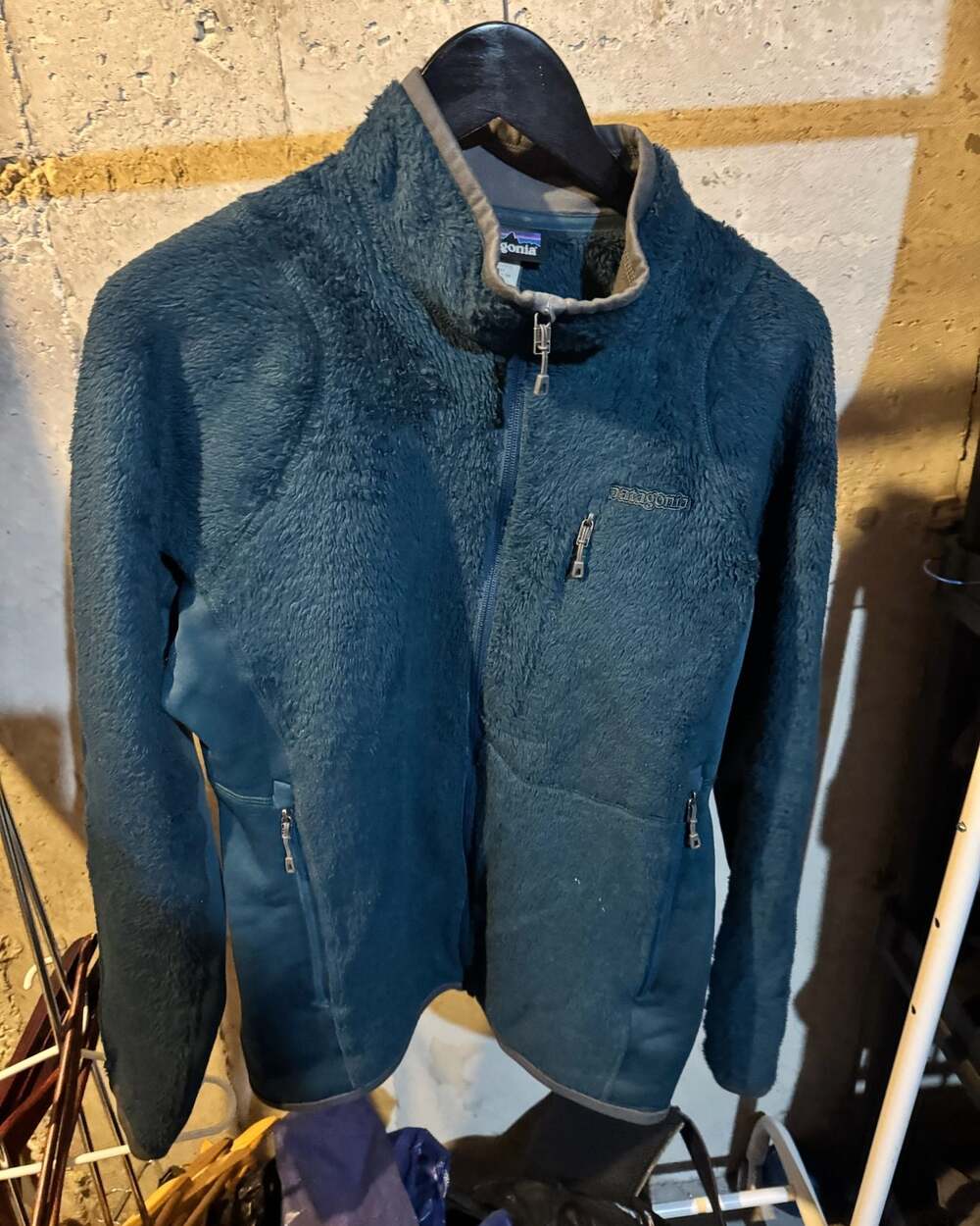 Patagonia R3 High Loft Fleece Jacket, Dark Teal, Size M